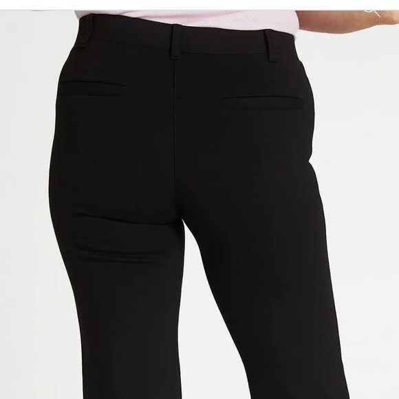 BETABRAND Bootcut Classic Dress Pants Black Size Large Petite - Picture 3 of 15